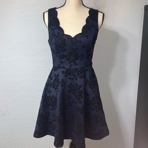 Navy blue dress